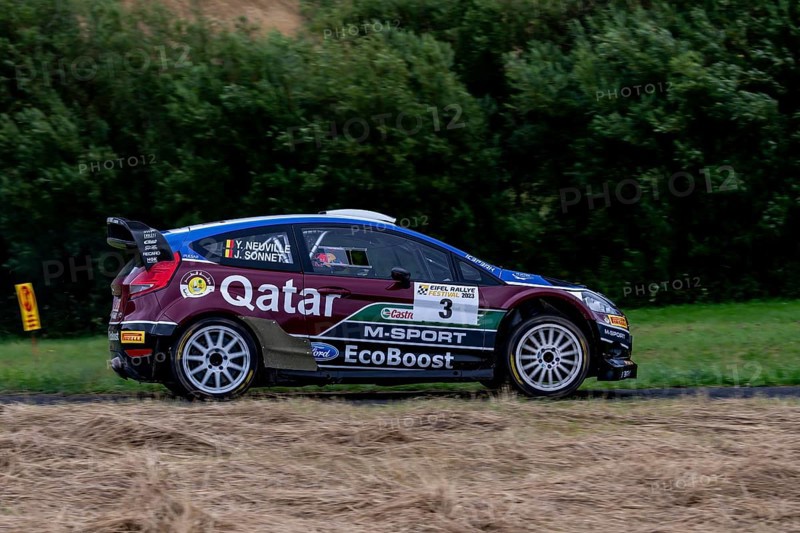 ADAC Eifel Rally Festival 2023, Ford Fiesta WRC, Vulkaneifel, Eifel, Rhineland-Palatinate, Germany, Europe