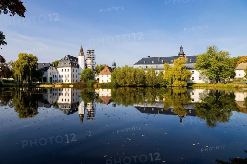 Blankenhain Castle in Blankenhain near Crimmitschau was once part of a knight's estate and, together with the German agriculture Museum on the grounds, is now a unique museum complex in Germany