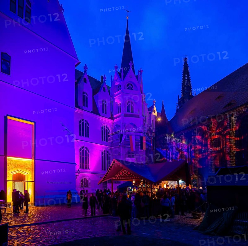 Medieval market at the Albrechtsburg in Meissen