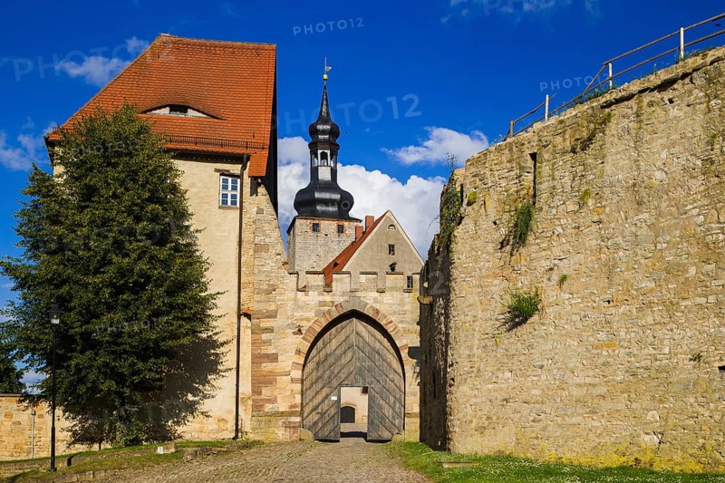 Querfurt Castle is located in the town of Querfurt in Saalekreis, Saxony-Anhalt. The hilltop castle is one of the largest medieval castles in Germany