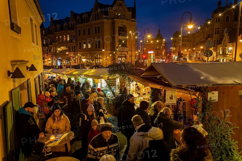 The Elbhangfest Christmas market on Körnerplatz is still an insider's tip in Dresden's Christmas scene