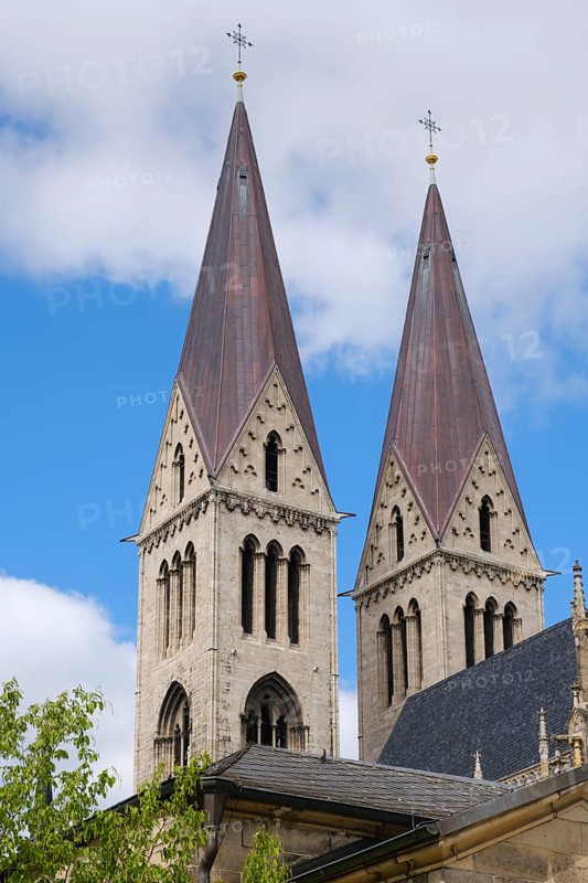 St. Stephanus and Sixtus Cathedral, Halberstadt, Harz Mountains, Saxony-Anhalt, Germany, Europe