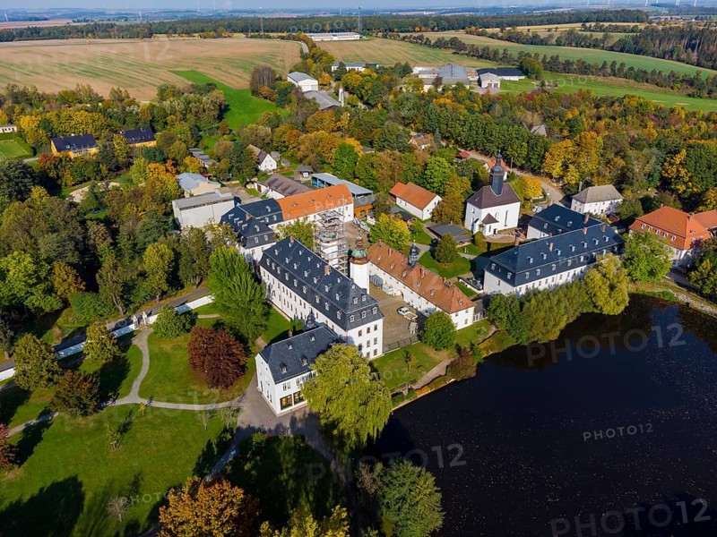 Blankenhain Castle in Blankenhain near Crimmitschau was once part of a knight's estate and, together with the German agriculture Museum on the grounds, is now a unique museum complex in Germany