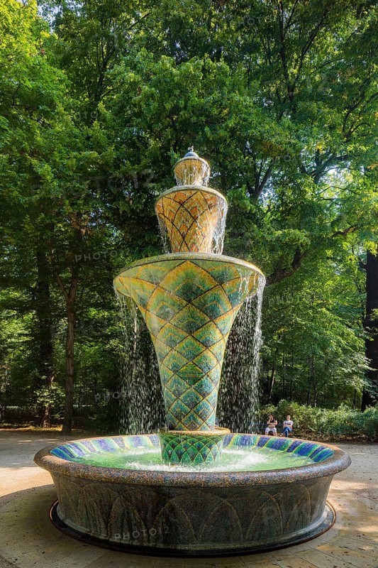 Mosaic Fountain in the Great Garden