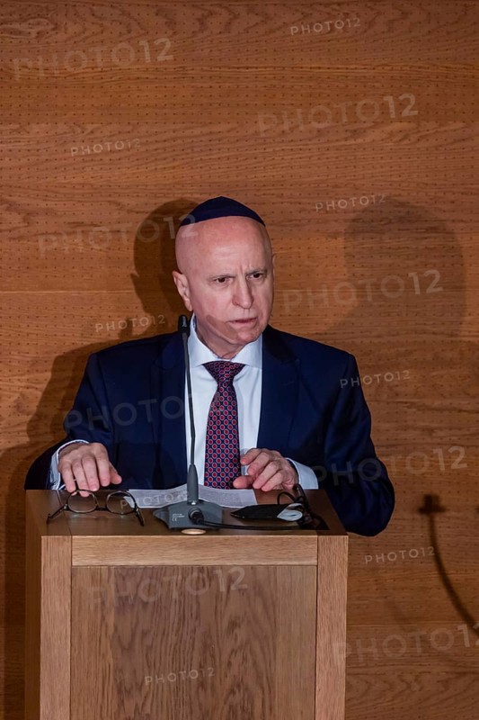 Ceremony 20th Anniversary of the Consecration of the New Synagogue Dresden Greeting by Mark Dainow Vice President of the Central Council of Jews in Germany