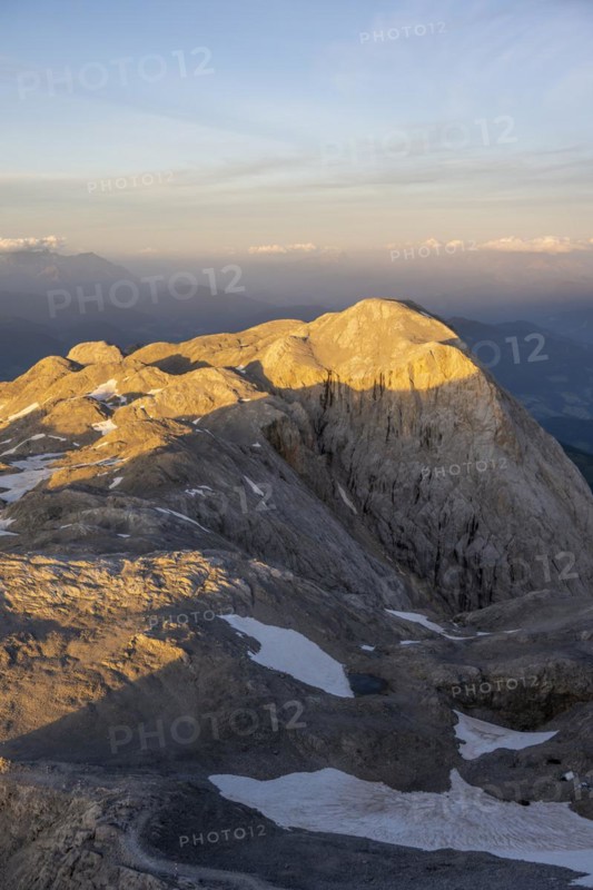 Evening mood, Dramatic mountain landscape, View from Hochkönig, Salzburger Land, Austria, Europe