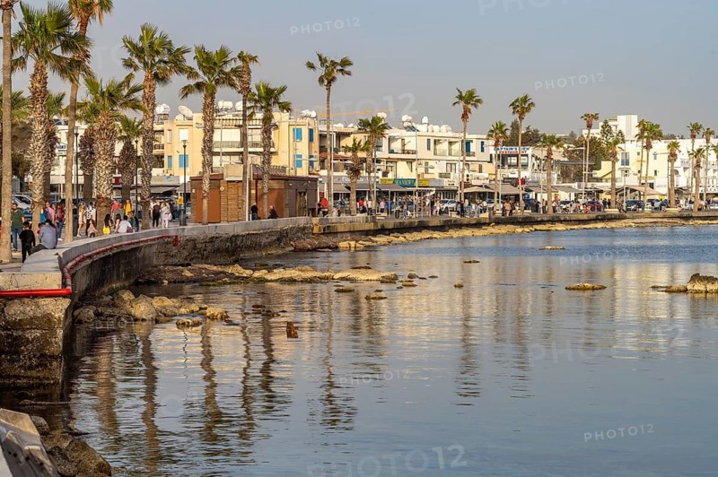 Waterfront in Paphos, Cyprus, Europe
