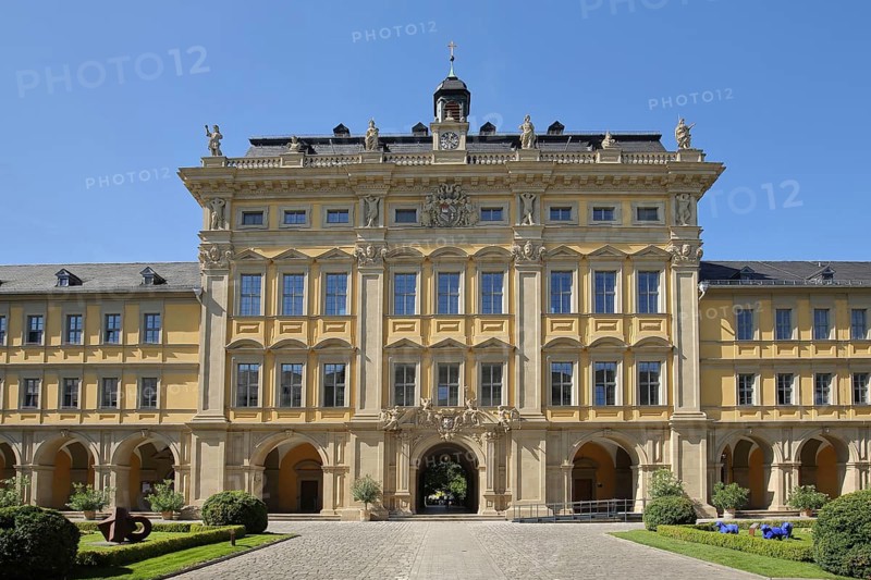 Baroque princely building of the Juliasspital, palace, Würzburg, Lower Franconia, Franconia, Bavaria, Germany, Europe