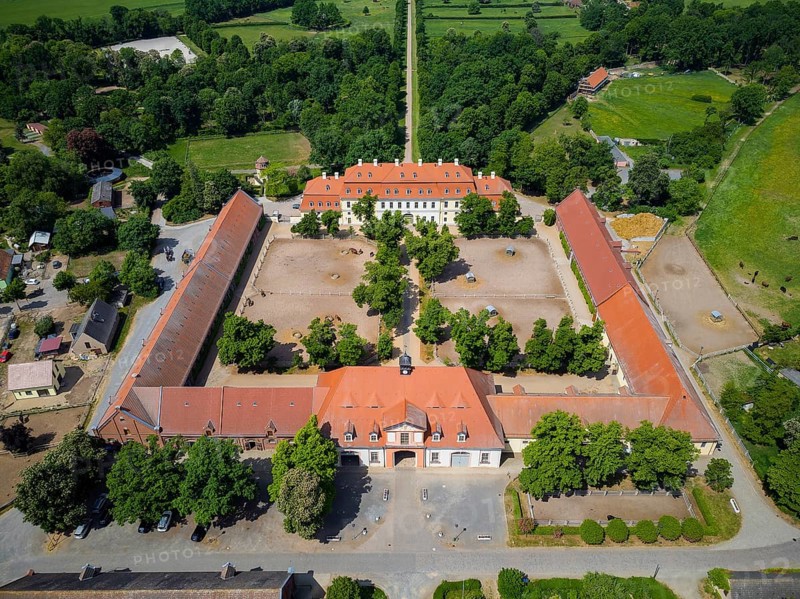 The Graditz Main Stud is a stud farm in Graditz, Saxony, a district of the town of Torgau. Graditz was a main stud of the Prussian stud administration with an important thoroughbred and half-breed breeding. Today it is the property of the Free State of Saxony as the Saxon Main Stud, along with the Moritzburg State Stud