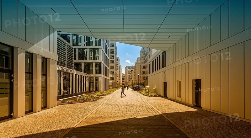 New buildings and housing at Anhalter Bahnhof, Berlin-Kreuzberg, Germany, Europe