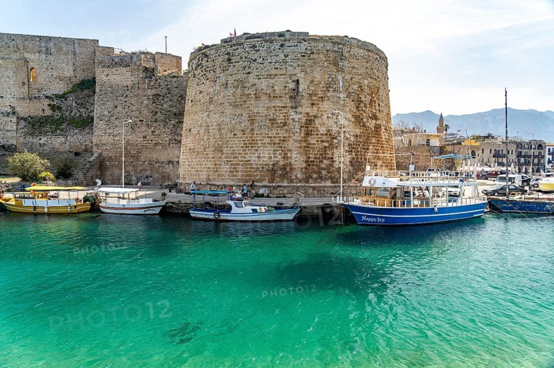 Kyrenia or Girne Port and Fortress, Turkish Republic of Northern Cyprus