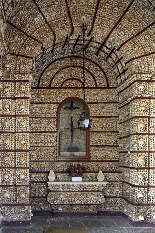 Church of the Third Order of Our Lady of Mount Carmel, Bones Chapel, Faro, Algarve, Portugal, Europe