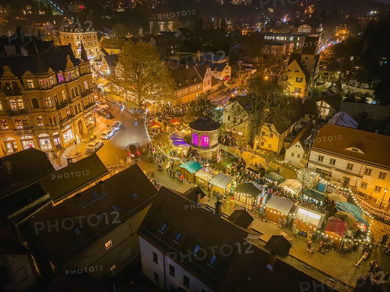 The Elbhangfest Christmas market on Körnerplatz is still an insider's tip in Dresden's Christmas scene