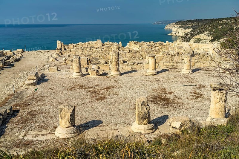 Ruins of the ancient Greek-Roman city of Kourion, Episkopi, Cyprus, Europe