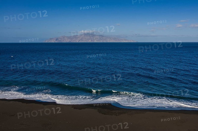 Sandbeach near San Felipe. Vulcano Fogo. Fogo. Cabo Verde. Africa