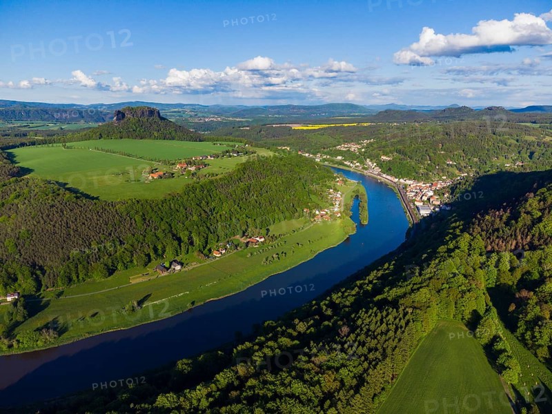 Lilienstein in the Elbe Arch in Saxon Switzerland