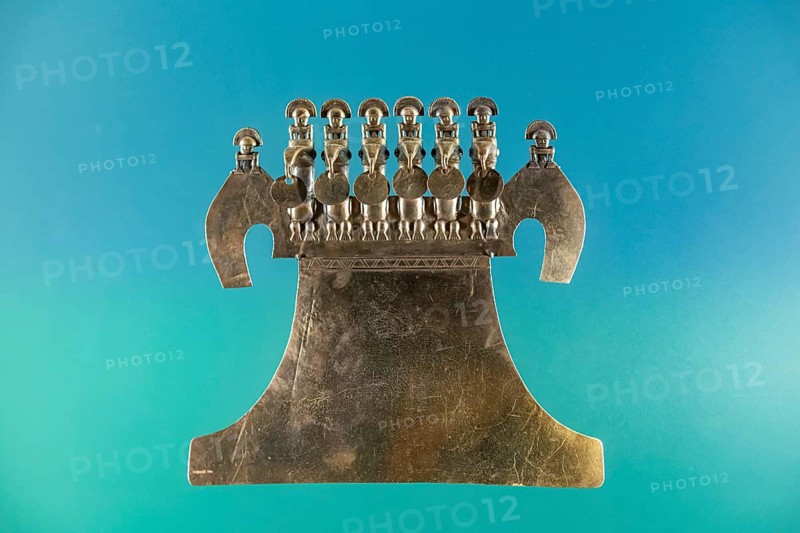 Artefacts in the gold museum, Bogota, Colombia, South America