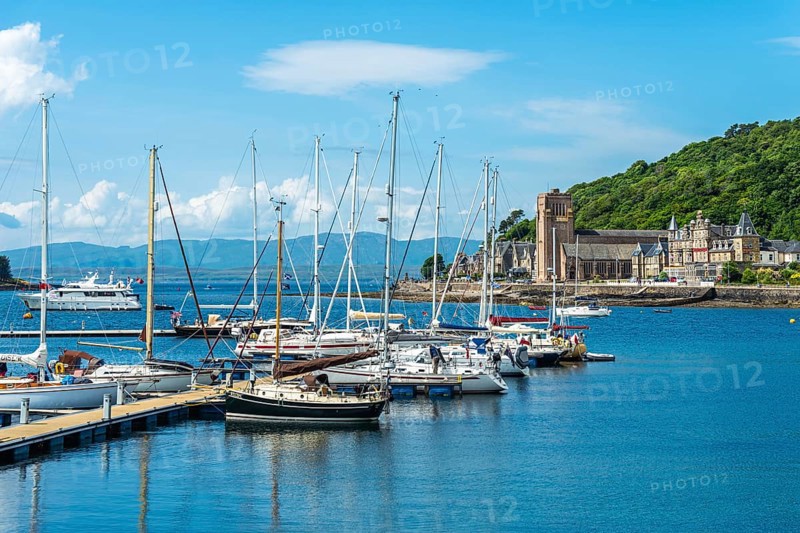 Oban Bay and Marina, Oban, Argyll and Bute, Scotland, UK