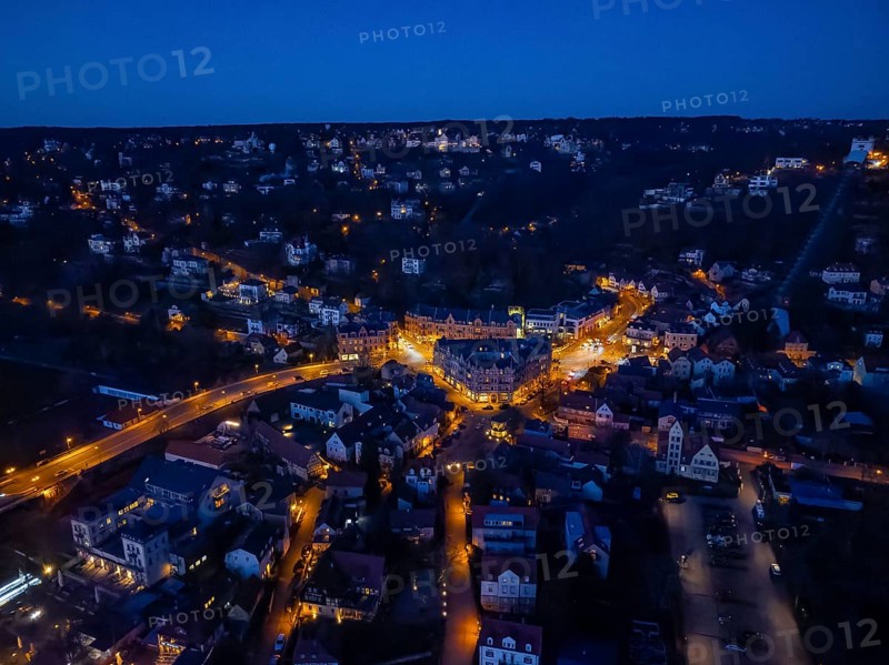 Blasewitz with Schillerplatz in the evening