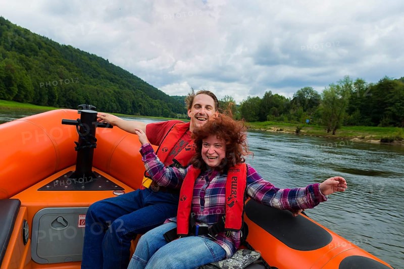 Boat trip on the Elbe near Königstein