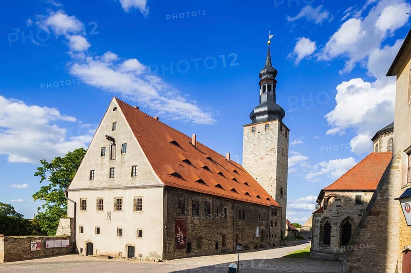 Querfurt Castle is located in the town of Querfurt in Saalekreis, Saxony-Anhalt. The hilltop castle is one of the largest medieval castles in Germany