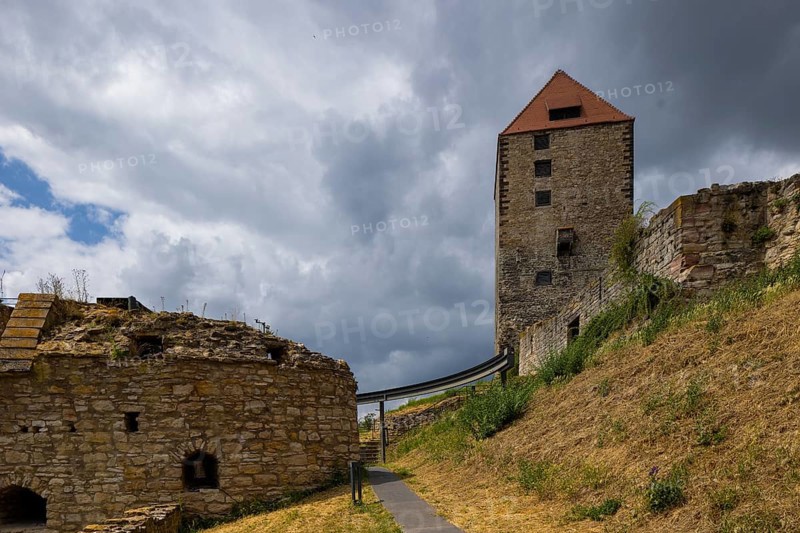 Querfurt Castle is located in the town of Querfurt in Saalekreis, Saxony-Anhalt. The hilltop castle is one of the largest medieval castles in Germany