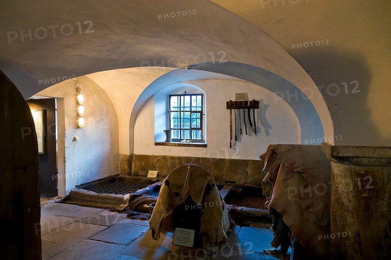 (Copyright Â© www.dresden-fotografie.de) (Sylvio Dittrich) (+49 1772156417) The Lohgerber- und Kreismuseum Dippoldiswalde is located in an old tannery built in 1750. Lohgerber pits. The largest Christmas mountain in the exhibition is approx. 8 square metres and shows Dippoldiswalde and the landscape of the Eastern Ore Mountains