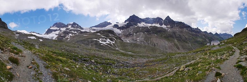 Silvretta main ridge and the