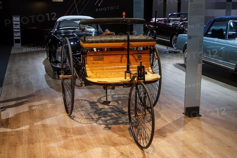 Benz & Co motorised carriage, year of manufacture 1886