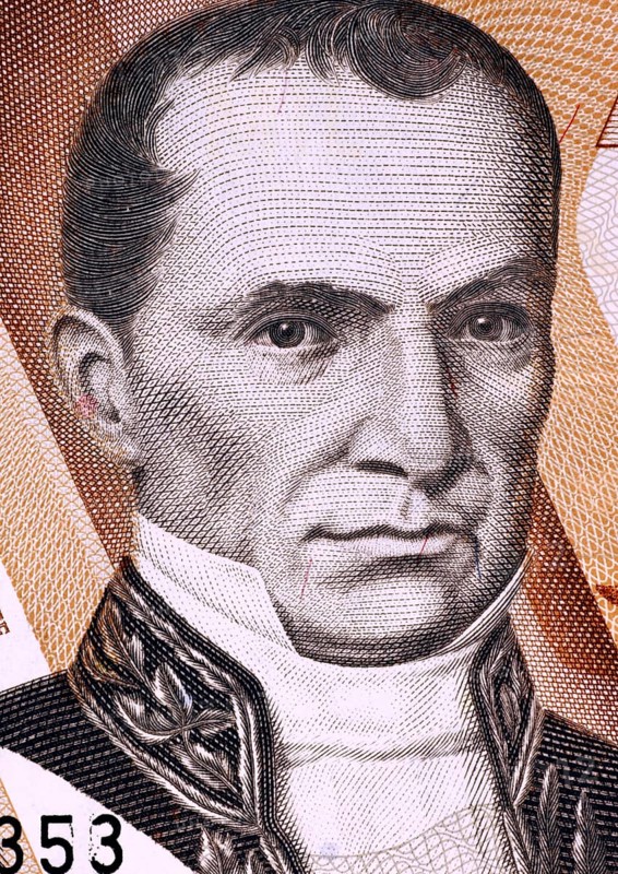 Vicente Rocafuerte (1783-1847) on 10000 Sucres 1998 Banknote from Ecuador. President of Ecuador during 1834-1839