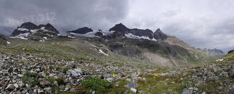 Silvretta main ridge and the