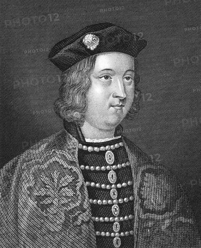 Edward IV of England (1442-1483) on engraving from 1830. King of England during 1461-1470. Published in London by Thomas Kelly