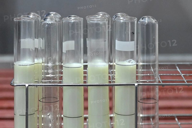 Symbol photo milk samples