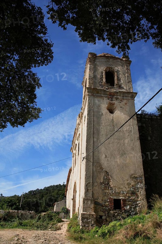 Monastery of Nossa Senhora do Desterro in Monchique, ruins, destroyed by earthquake in 1775, Algarve, Portugal, Europe