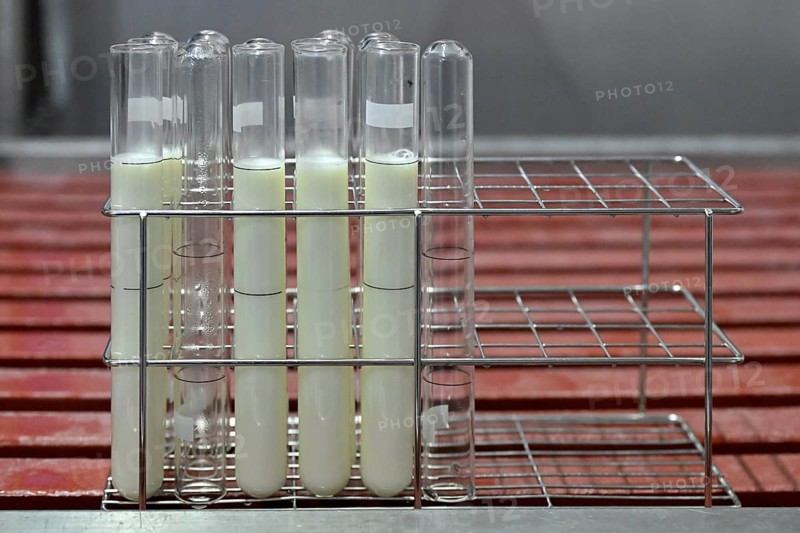 Symbol photo milk samples