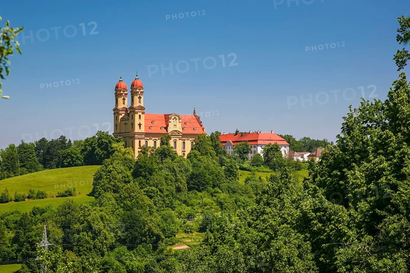 Schönenbergkirche, pilgrimage church of Our Lady, church, sacred architecture, Ellwangen Jagst, Baden-Württemberg, Germany, Europe