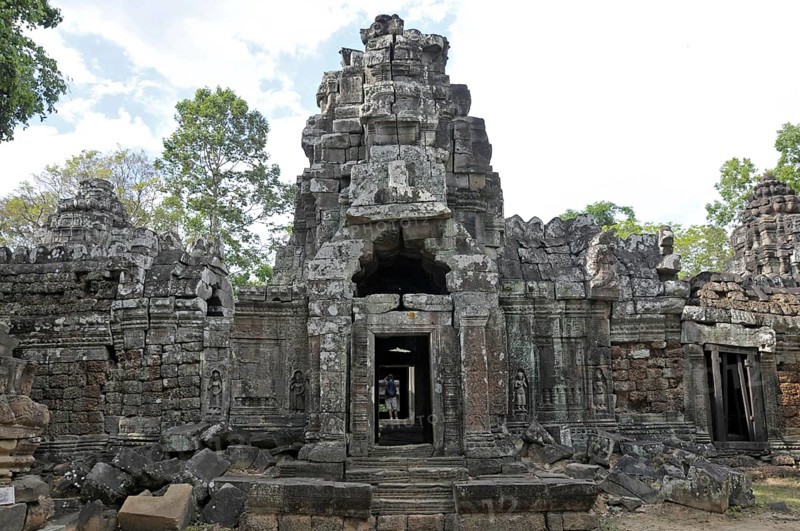 Gopuram, Prasat Ta Som, Angkor, Cambodia, Asia