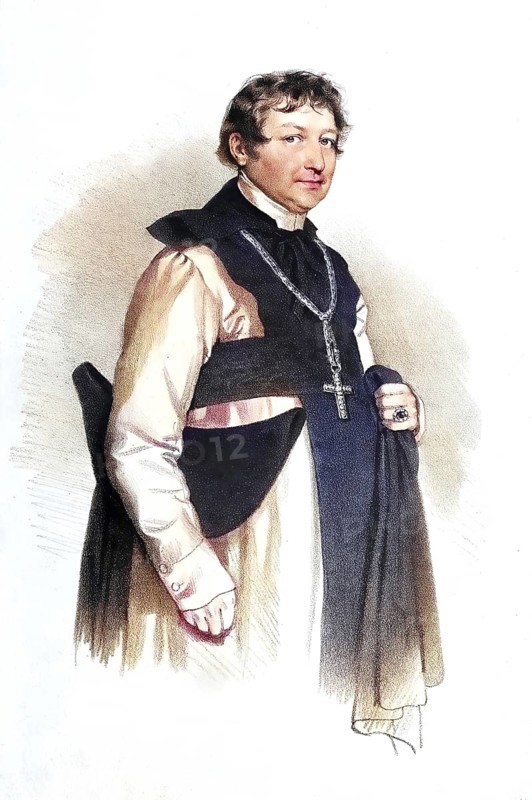 Xaver Seidemann OCist (born 15 May 1781 in Rackendorf, Hungary as Franz Seidemann, died 7 January 1841 in Vienna) was an Austrian Cistercian monk and 60th abbot of Heiligenkreuz Abbey, Historical, digitally restored reproduction from a 19th century original, Record date not stated