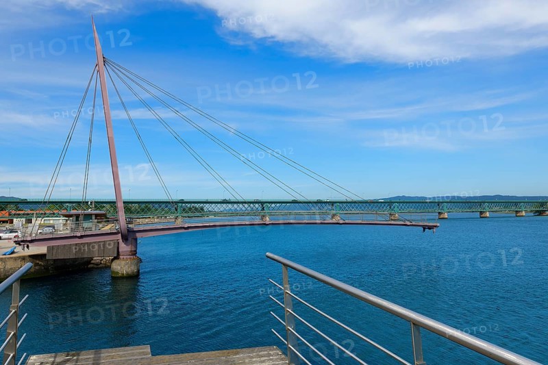Bridge at the entrance of the Marina, Viana do Castelo, Minho, Portugal, Europe