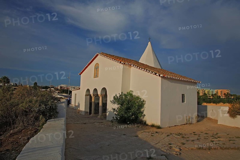 Chapel of Senhora da Rocha, Lady of the Rock, near Lagoa Carvoeiro, Algarve, Portugal, Europe
