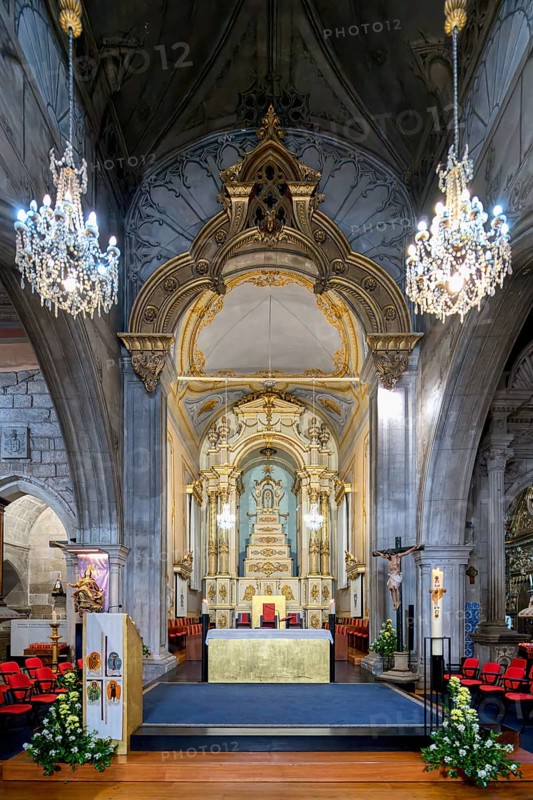 Cathedral of Viana do Castelo, Ornated interior, Viana do Castelo, Minho, Portugal, Europe