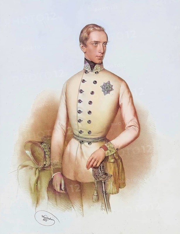 Archduke Ferdinand Maximilian Joseph Maria of Austria (* 6 July 1832 in Schönbrunn Palace near Vienna, † 19 June 1867 near Querétaro, Mexico), Historical, digitally restored reproduction from a 19th century original, Record date not stated