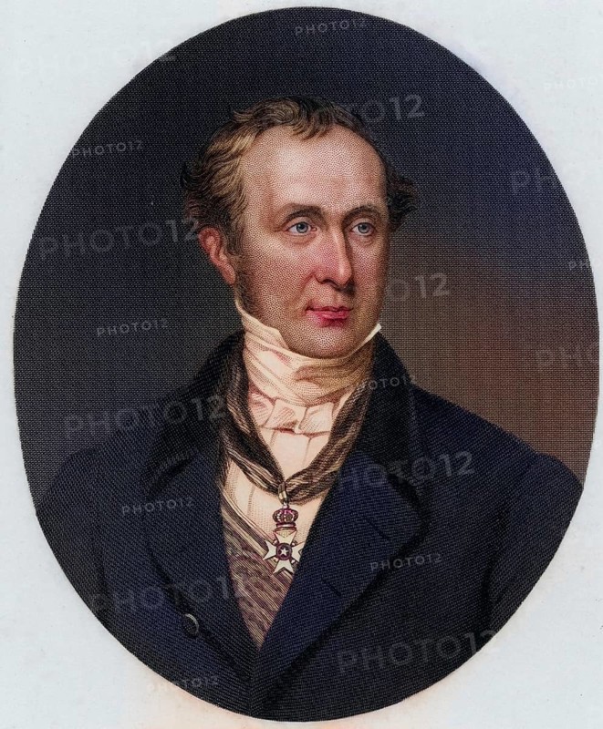 Roderick Impey Murchison (1792-1871) was a British geologist born in Scotland. He defined the Silurian system in 1835, the Permian system around 1845 and the Devonian system in co-operation with Adam Sedgwick (1785-1873) . Member of the Royal Society (1826), Director-General of the Geological Survey (1855), President of the Royal Geographical Society (1843), From The Life of Sir Roderick I. Murchison by Archibald Geikie (London, 1875), copperplate engraving, Historical, digitally restored reproduction from a 19th century original, Record date not stated