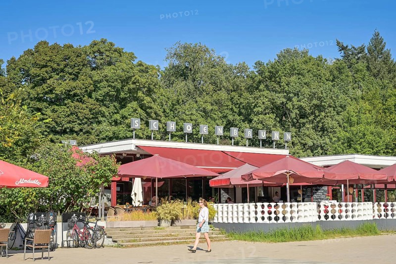 Cafe Schoenbrunn, Volkspark, Friedrichshain, Berlin, Germany, Europe