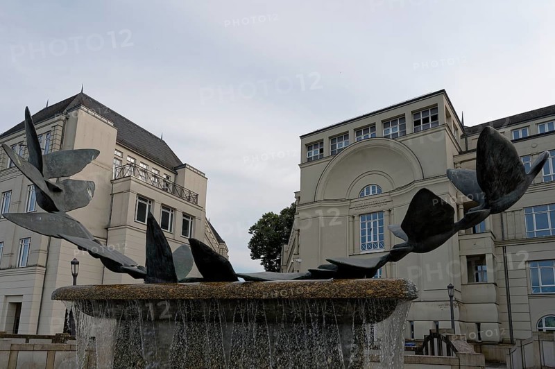 Fontaine aux colombes, judicial district, Grund, Luxembourg City, Luxembourg, Luxembourg, Europe