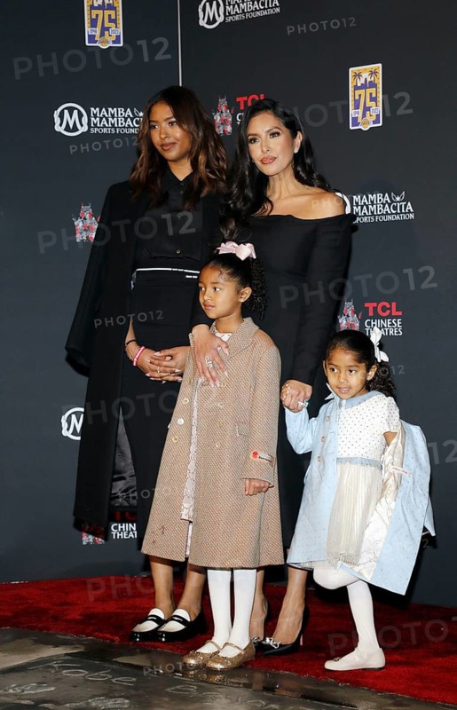 Vanessa Bryant, Natalia Diamante Bryant, Capri Kobe Bryant and Bianka Bella Bryant at Kobe Bryant hand and footprint ceremony held at the TCL Chinese Theater in Hollywood, USA on March 15, 2023., Los Angeles, California, USA, North America