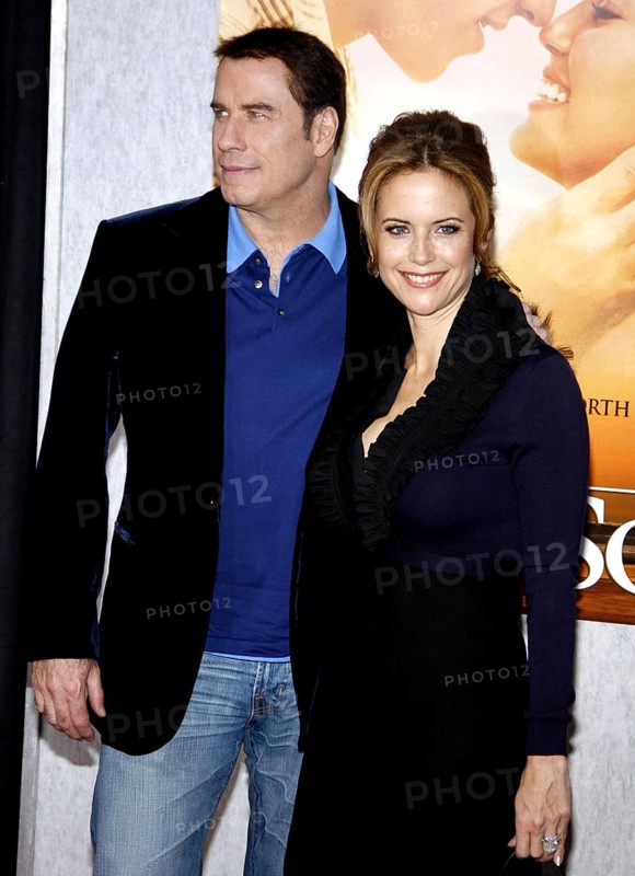 John Travolta and Kelly Preston at the Los Angeles premiere of 'The Last Song' held at the ArcLight Cinemas in Hollywood, USA on March 25, 2010
