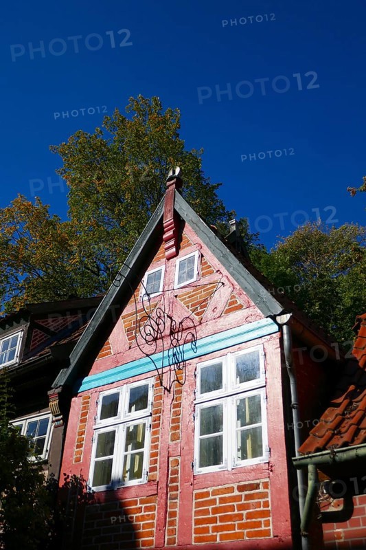 Historic old town of Lauenburg on the Elbe