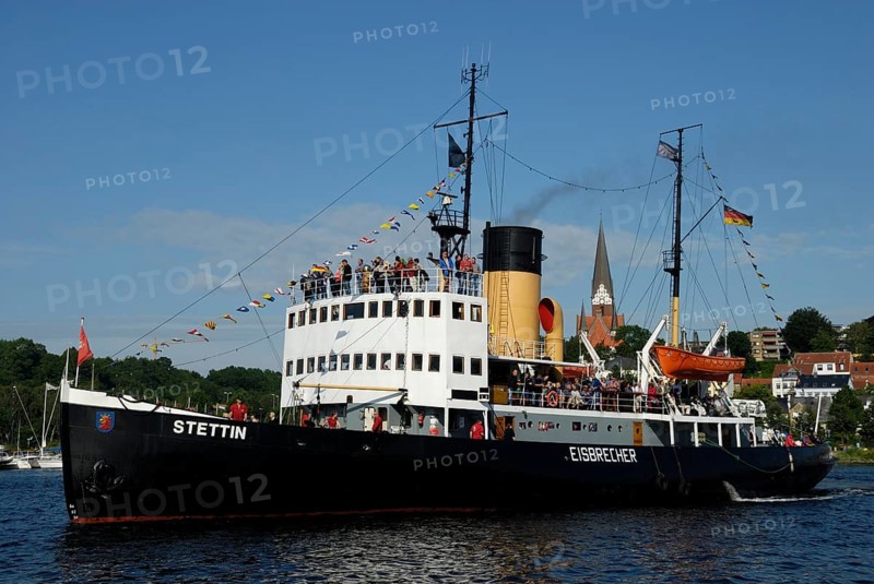 Steam icebreaker Stettin, 12th Flensburger Dampf Rundum, Flensburg, Schleswig-Holstein, Germany, Europe