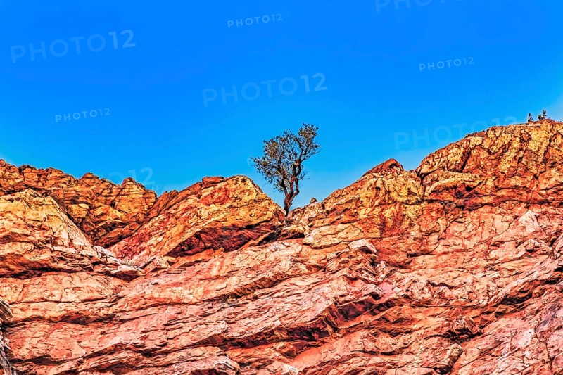 Simpsons Gap in the West MacDonnell Ranges National Park in the Northern Territory of Australia near Alice Springs